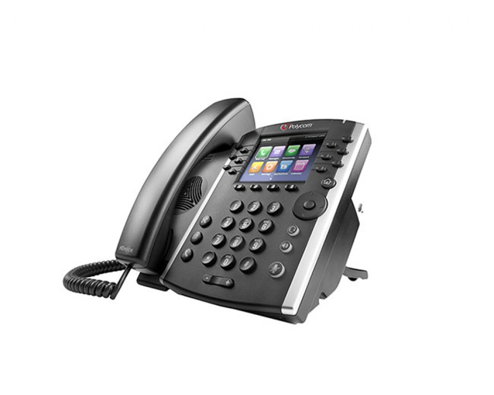 Polycom VVX 410 - Бизнес медиа-телефон с цветным дисплеем, поддерживающий 12  линий и Polycom HD Voice — Polycom Moscow | IP-телефоны, конференц-телефоны,  видеоконференцсистемы